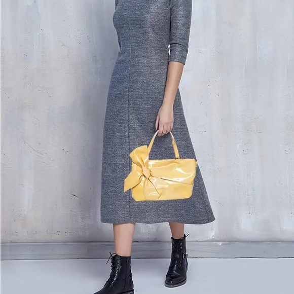 Valentino Yellow Patent Leather
Bow Tote - Picture 11 of 11